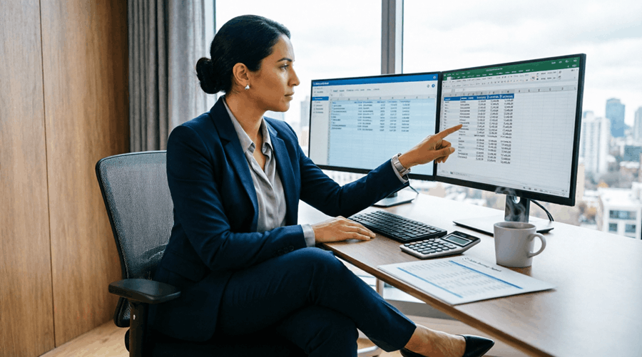 Datos exportados a Excel listos para análisis