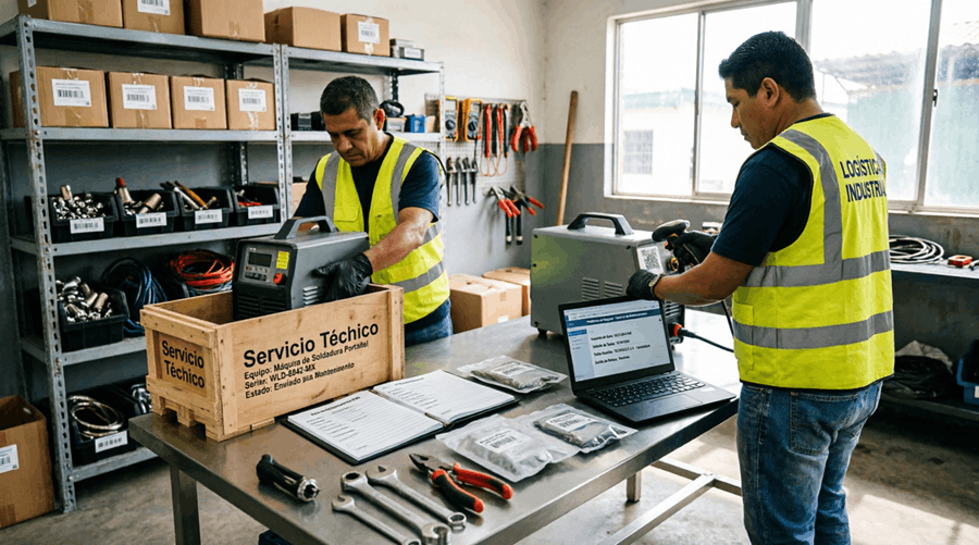 Control de equipos en reparación