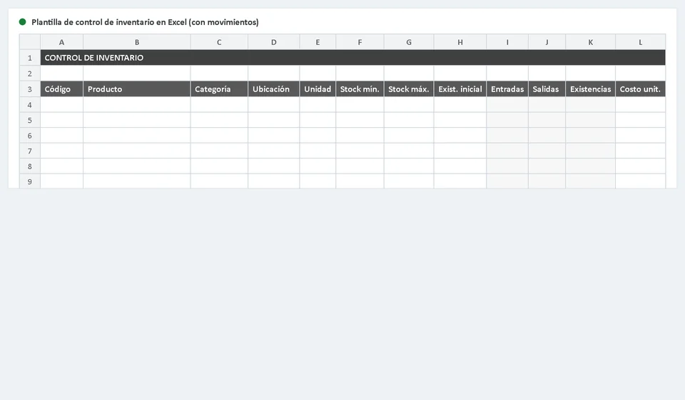 Modelo de controle de estoque no Excel: download grátis