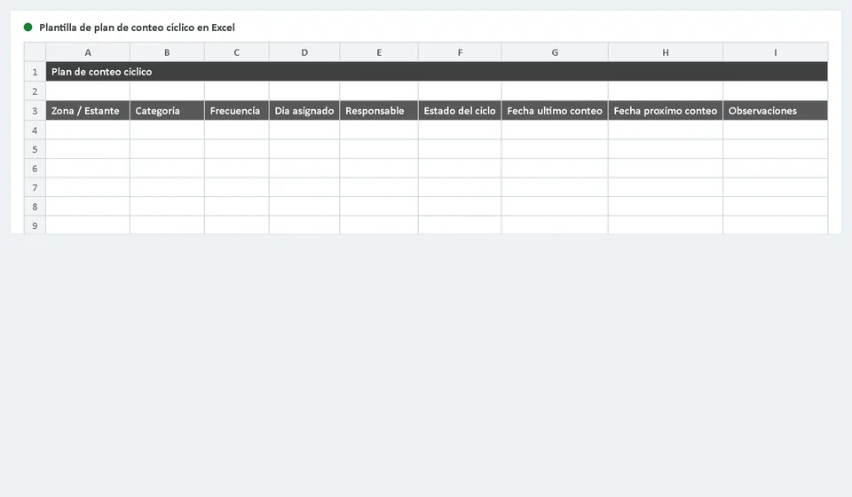 Kit de fechamento de inventário no Excel: contagem, conciliação e ajustes